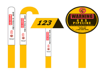 pipeline markers